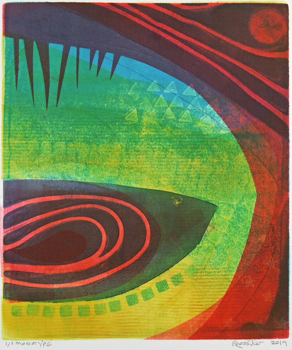 Close to the edge - Unframed by Dawn Rossiter