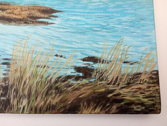 Yarmouth Marshes  -12x10in