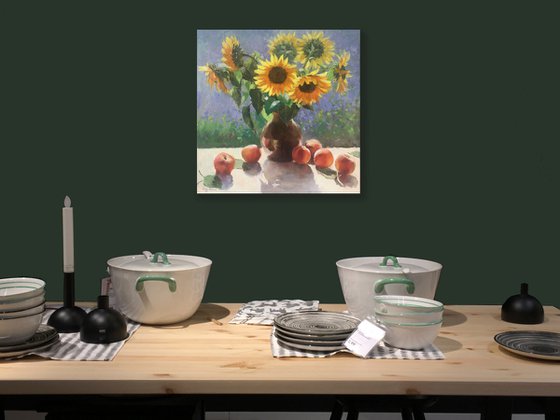 Still Life with Sunflowers