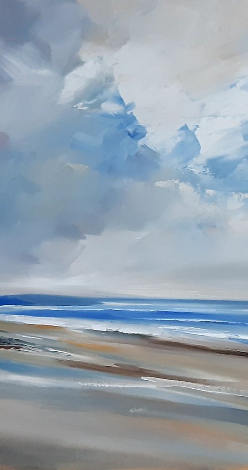 Spring day on the beach by Steve Keenan