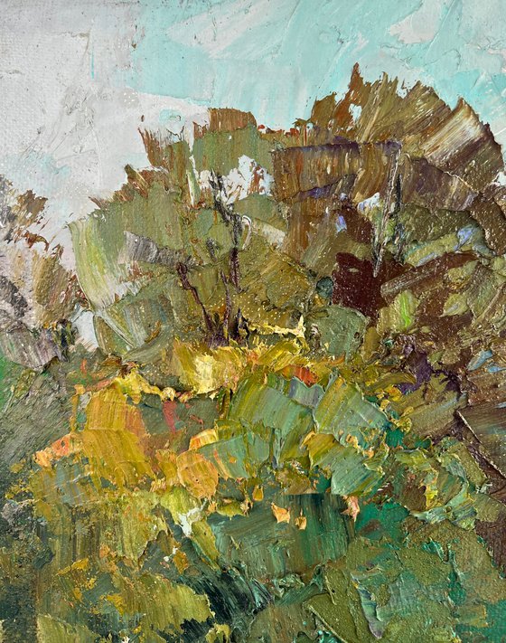 Morning Embroidered with Rays