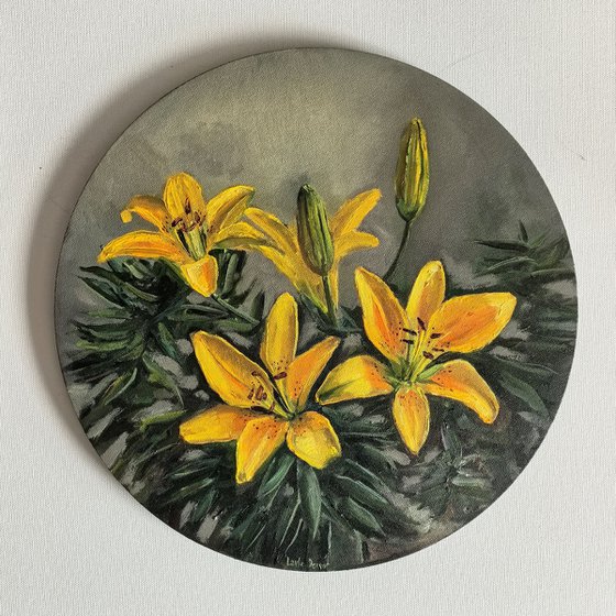 Yellow lilies