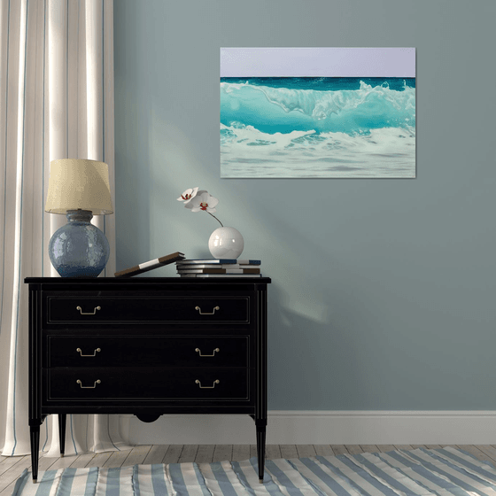 Teal Harmony. Seascape
