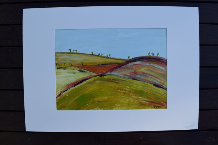 Abstract Impressionist Landscape Rural Life Of T Artfinder