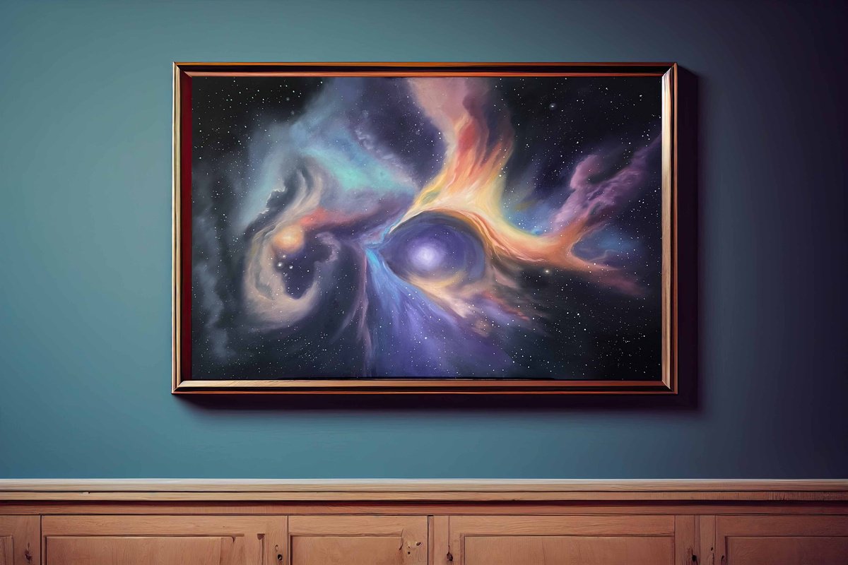 Abstract Oil Painting By Simona Nedeva, 36 X 24", Seek Out For Glimmers, Original Artwork