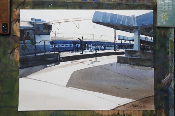 Arrival departure, light shade