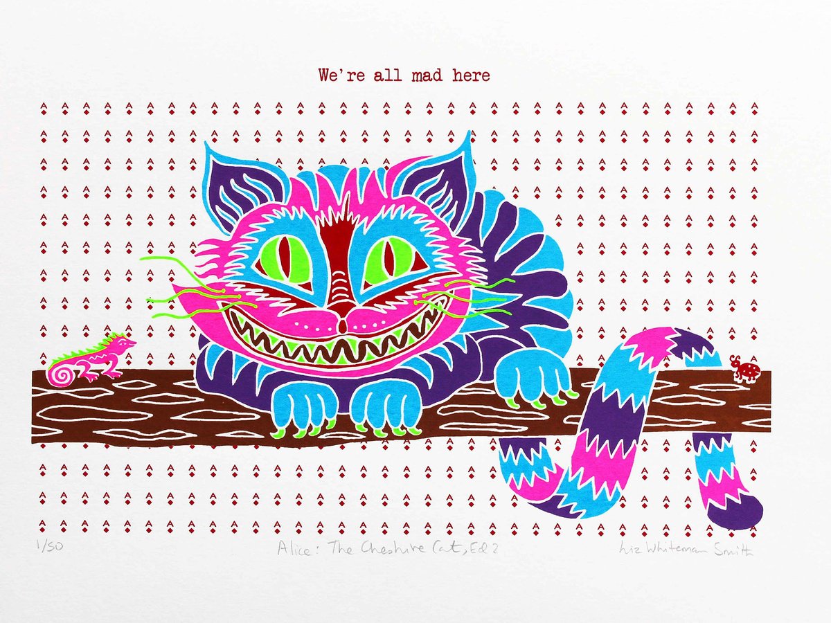 Cheshire cat II by Liz Whiteman Smith