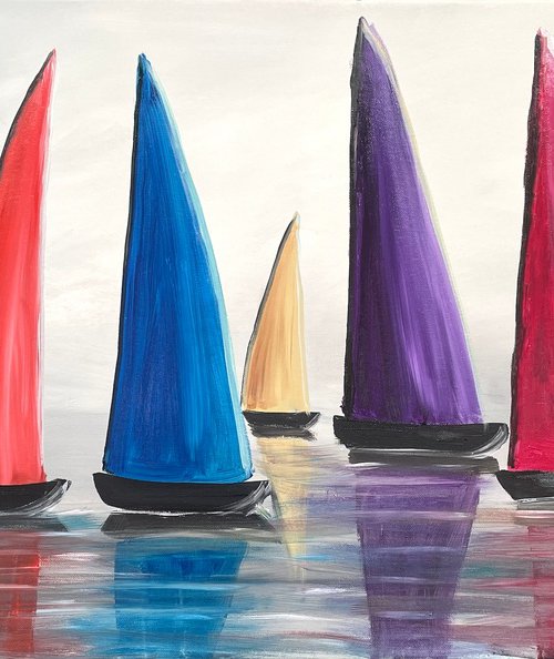 Colourful Vibrant Regattas by Aisha Haider