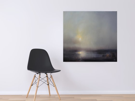 " Misty Sunrise "....Special Price W 80 x H 75 cm