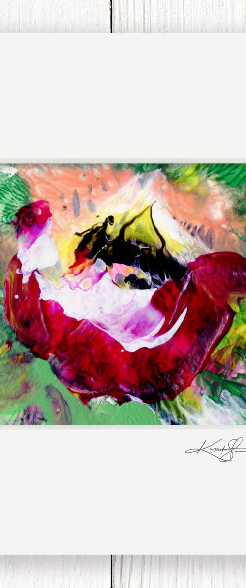 Blooming Magic 215 - Abstract Floral Painting by Kathy Morton Stanion by Kathy Morton Stanion