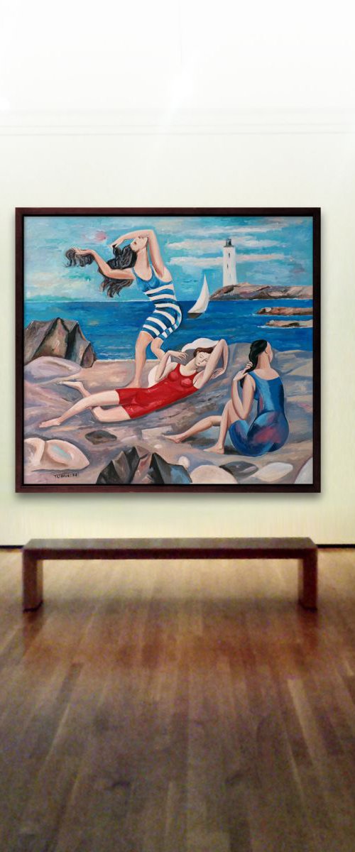 The bathers by Catalin Ilinca