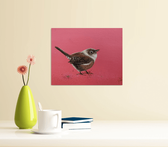 Wren on Rose Gold