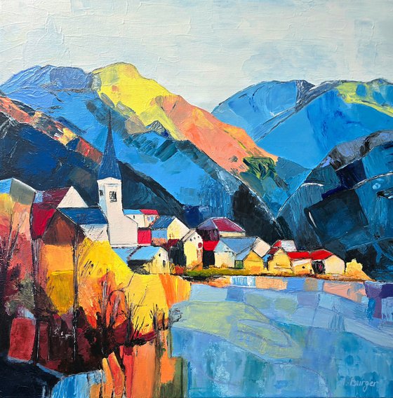 Hallstatt in Golden Autumn Light