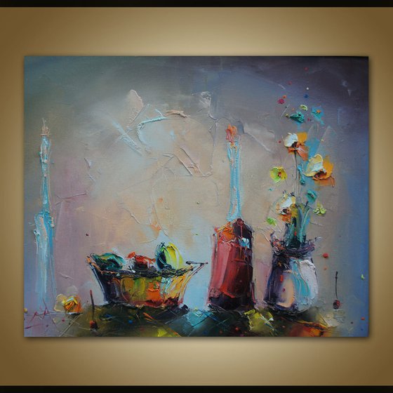 Sunday composition 3, Oil Painting