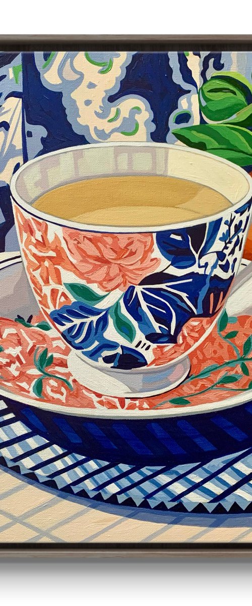 TEACUPS STILL LIFE: Magdalena by JULIE LYNCH