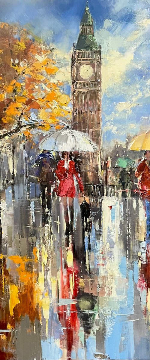 London Autumn Night I by Ewa Czarniecka