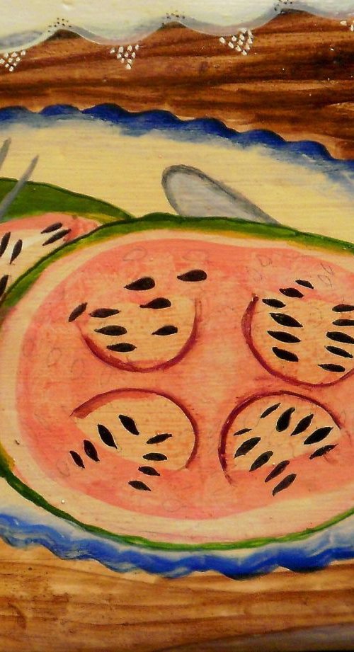 "Still Life with Watermelon" by Nikki Sumray