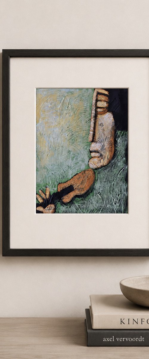 Viol (18cm x 24cm x 0.1cm) by Zhana Viel