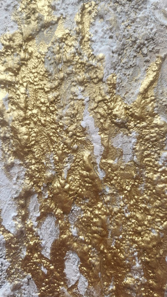 Abstract Gold Painting