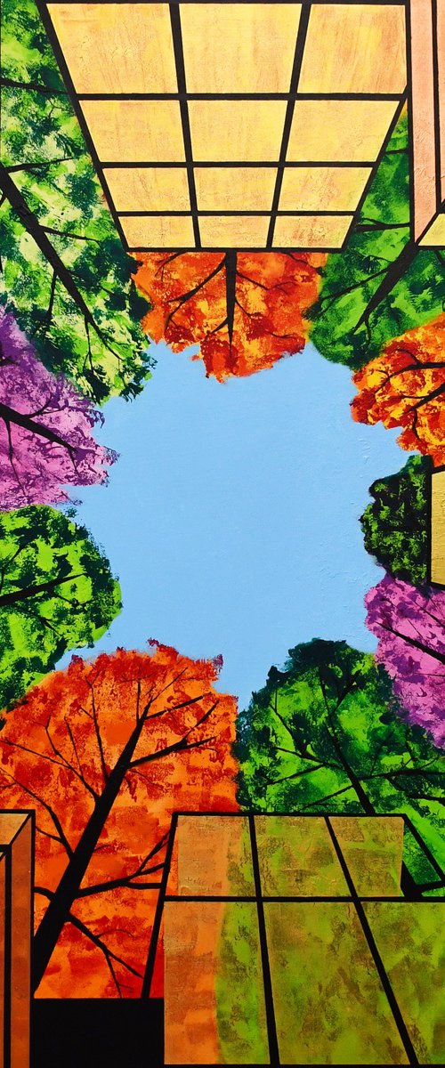 Green Architecture XIV by Zeljka Paic