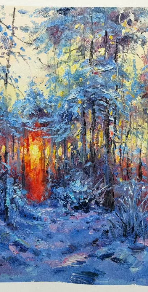 landscape oil painting by Julian Yu