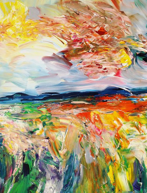 Beautiful Summer Landscape L 1 by Peter Nottrott