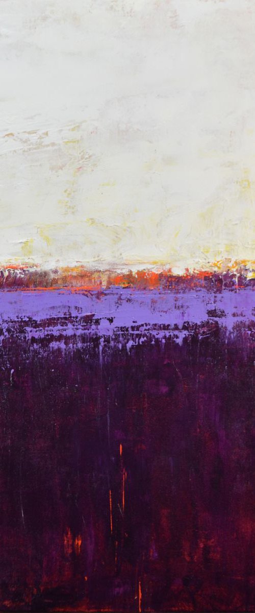 Lavender Violet Color Field by Don Bishop
