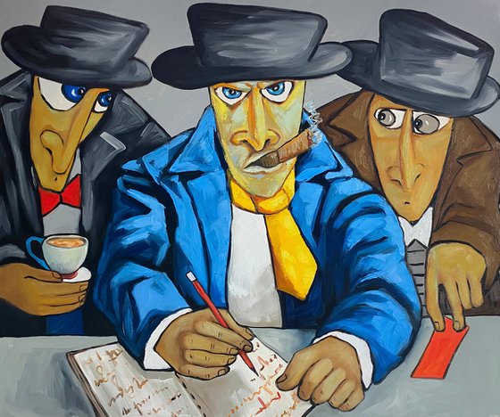 Conspirator's scheming
