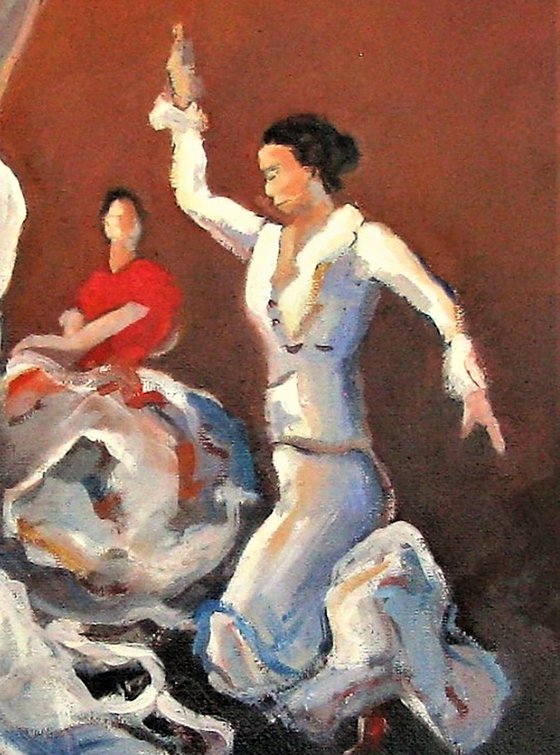 Sevillana dancers