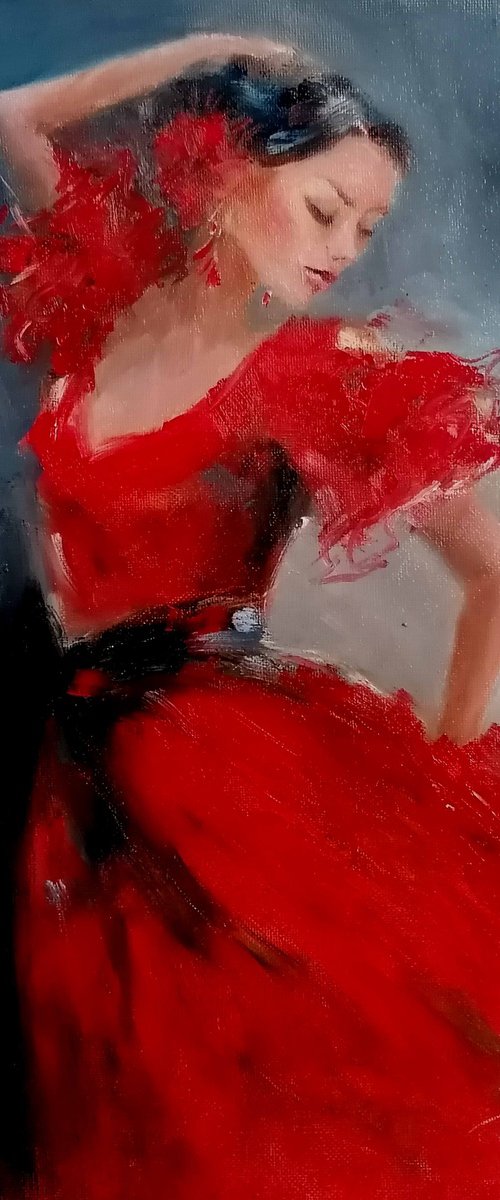 Flamenco Dancer 26-1 by Susana Z. Harris