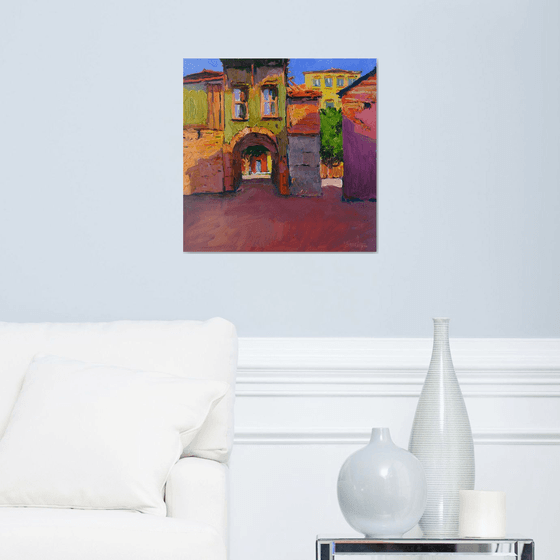 Old Backyard in Istanbul