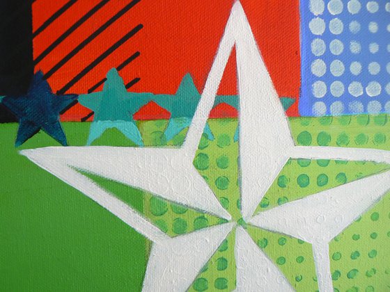 All systems go (rockets and the space age returns in this pop art painting)
