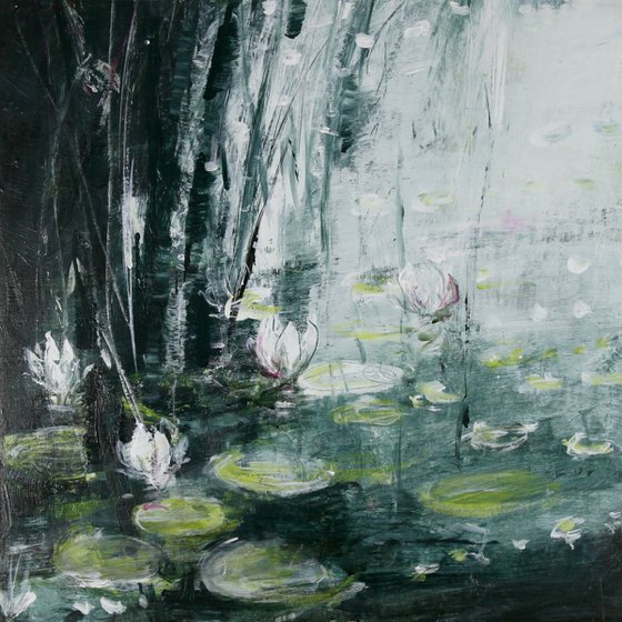 Water Lilies and Dancing Light