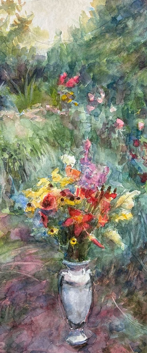In the garden by Liudmyla Chemodanova