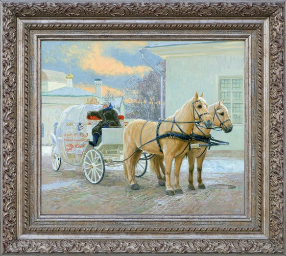 The cart with horses