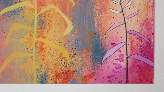 Go with the Flow - triptych