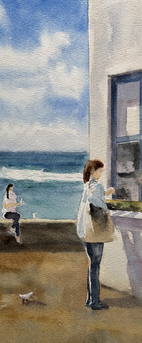 Coffee at Manly by Shelly Du