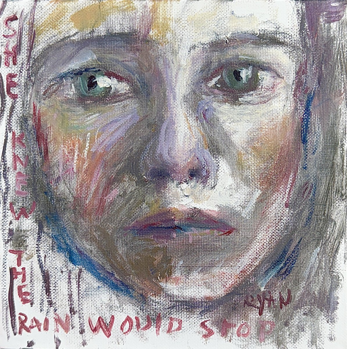 When The Rain Stops By Ryan Louder, 8 X 8, Artwork For Sale On Artfinder