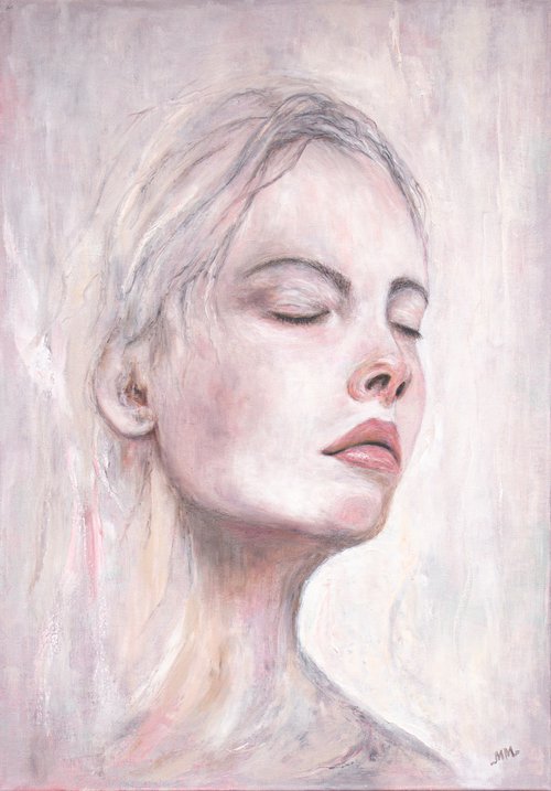 Woman's Portrait Ethereal Youth by Mila Moroko