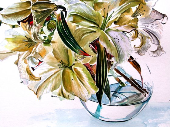 Bouquet of lily /Casa Blanca