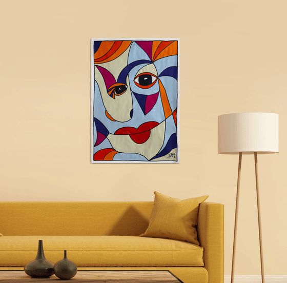 Color, Shape, Emotion 01... /  ORIGINAL ACRYLIC PAINTING