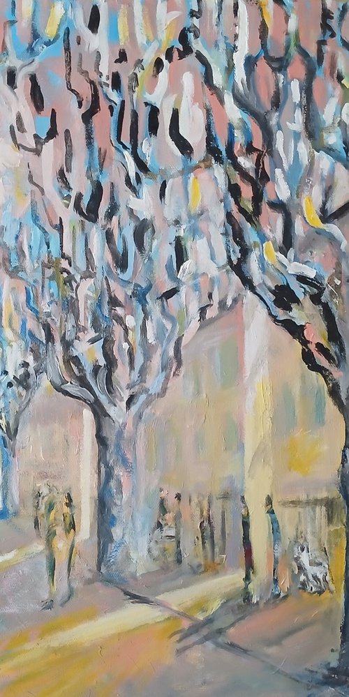 Rue Grande - Matin by Chris Walker