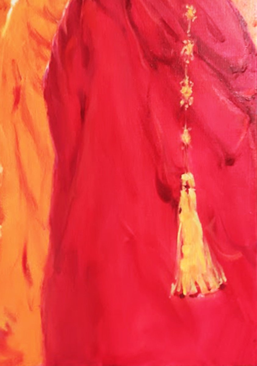 Urban And Pop Portrait Giclee Print By Oleg Kateryniuk, 20 X 28", Monks, Original Artwork