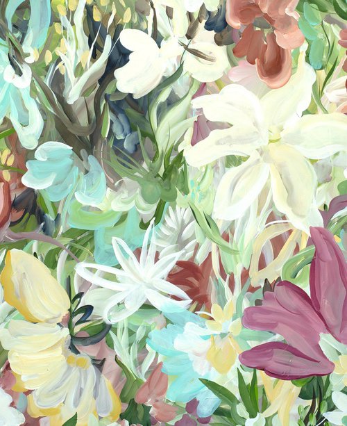 Tranquil Wildflowers by Amber Gittins