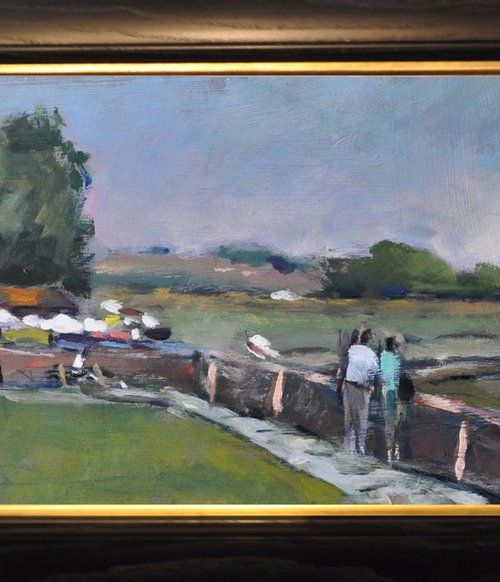 Café by the River Arun by Andre Pallat