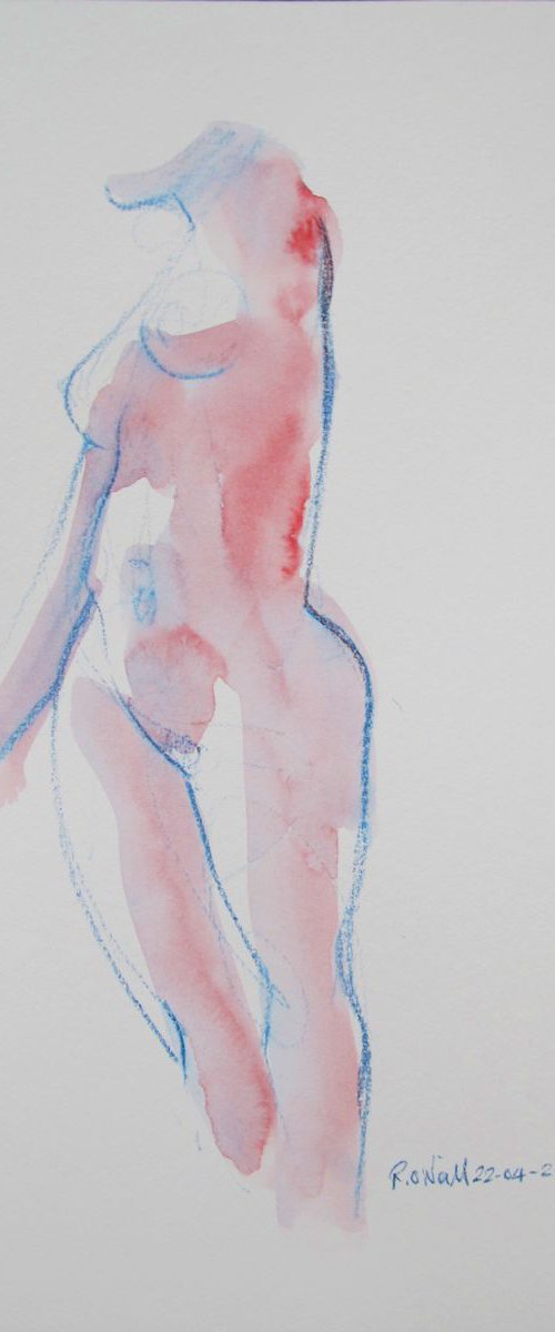 standing female nude by Rory O’Neill