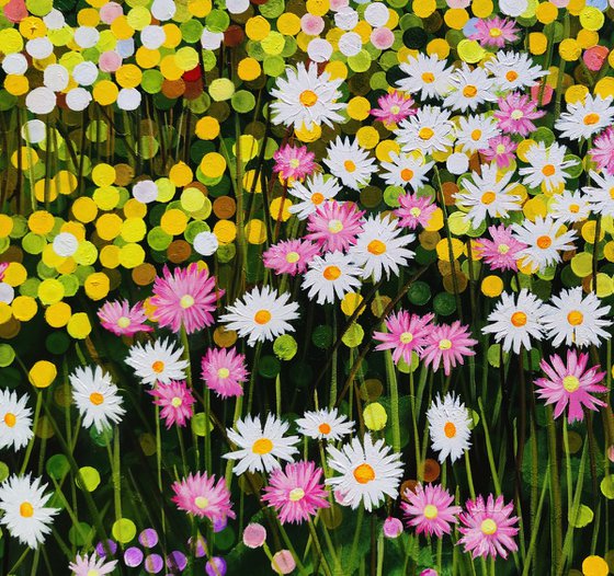 Daisies in the Wind