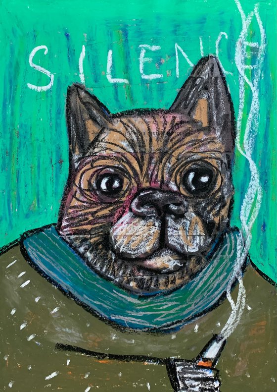 Smoking dog #91