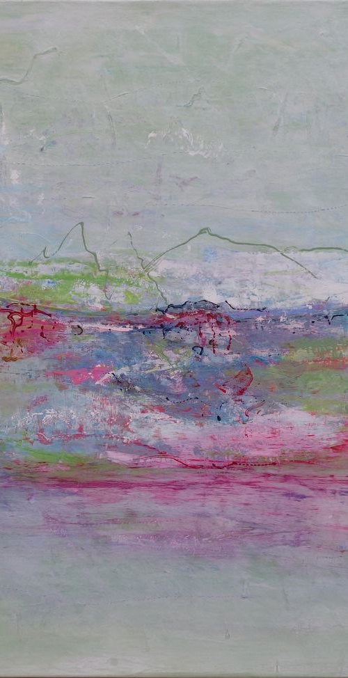 Light green landscape by Doris Duschelbauer