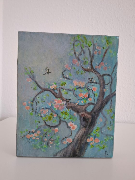 Painting "Blooming tree"